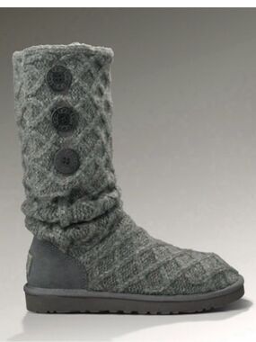 UGG Lattice Cardy knit boots size 7